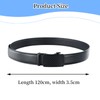 Amexo Men's Automatic Leather Belt without Holes Adjustable Work Belt