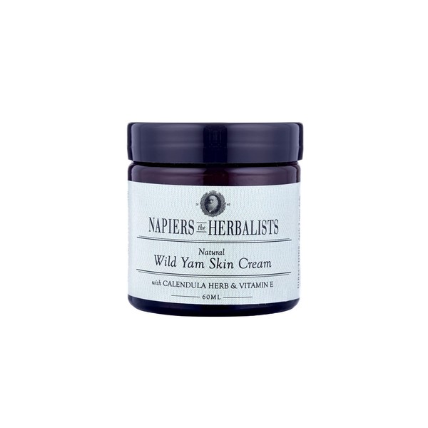 Napiers Vegan Wild Yam and Marigold Cream - Natural Relief for Menopause and Perimenopause Symptoms and Dry Skin - 60 ML (Scentless)