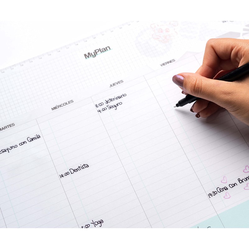 Spanish Weekly Planner - Semanario A4 32 x 22 –