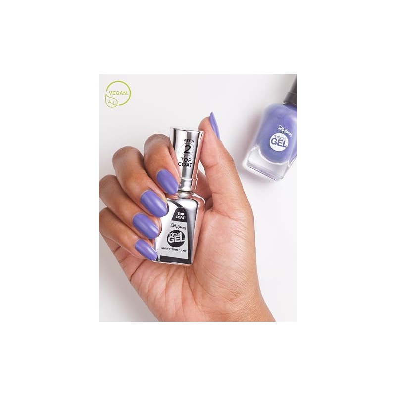 Sally Hansen SH Miracle Gel Nail Polish Lacquer Shiny Top