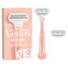 Gillette Venus Smooth Sensitive Rasierer mit 2 Ersatzköpfen