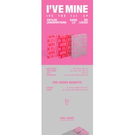 IVE I've Mine 1st EP Album Standard Random Version CD+92p PhotoBook+1p PhotoCard+Tracking Sealed