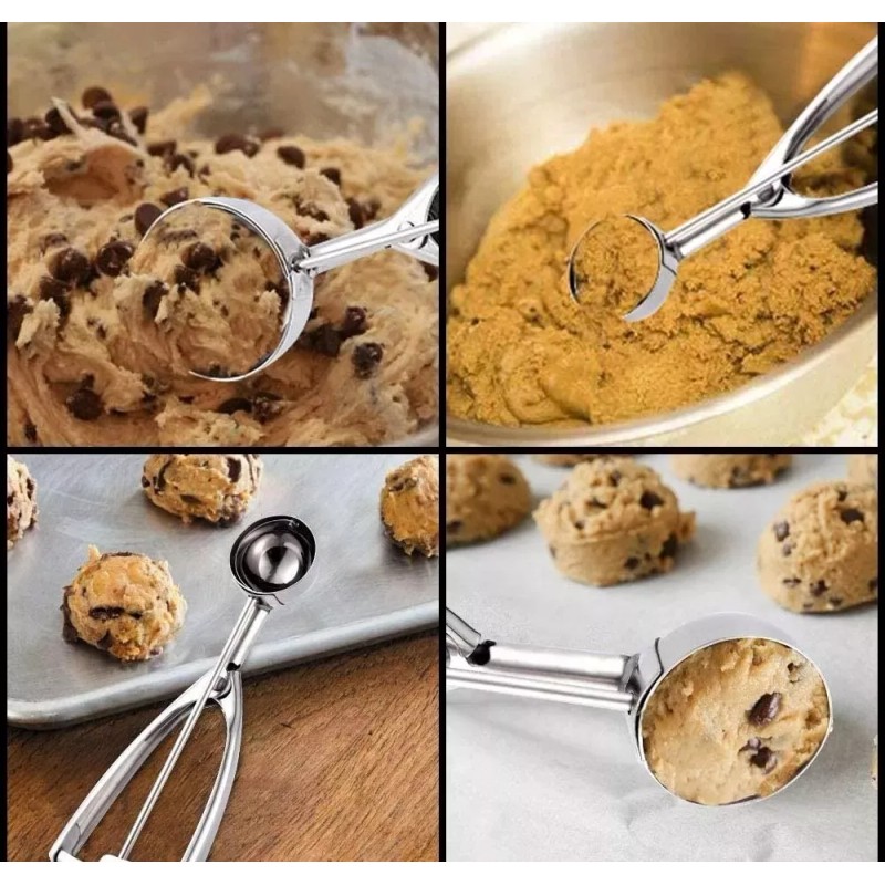 Molin Cuchara Ice Cream Acero Para Bolas De Nieve Helados