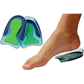 KidSole Sport Traction Shock Absorbing Lightweight Gel Heel Cups for Kid's with Sensitive Heels, Heel Spurs, Plantar Fasciitis, or Ankle Pain (2 Pairs, 4 Single Heelcups) (Teen Size 7.5-9)…