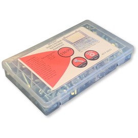 Fasteners Inc Grade 5 Hex Bolts Cap Screws, Nuts & Washers Assortment Kit - 380 Pieces!