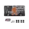 BLVD Bigfoot Sasquatch Licence plate Vanity Plate American flag Bigfoot