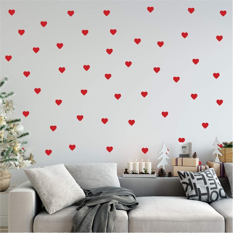 StickerDeen | Heart Shape Decoration Removable Wall Art Vinyl Decal