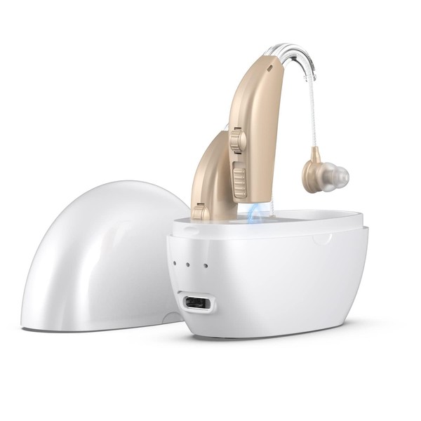 Hearing Aids Hearing Amplifiers for Seniors Rechargeable with Noise Cancelling-Hearing