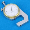 Thickness Gauge Round Dial Accuracy Measuring Tool Flat Pointed Head