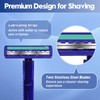 Twin Blade Disposable Razors, Bulk 135 Pack, Blue