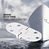 2/4Pcs Marine Stainless Steel 316 Cabin Door Flap Concealed Folding