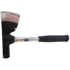 Plaster Hatchet Black with Steel Tube Handle Painted Blade TÜV Tested Steel Hatchet Camping Hatchet Hammer