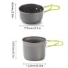 HomeCraft Camping Cookware Mess Kit Lightweight – Durable Space-Saving Construction