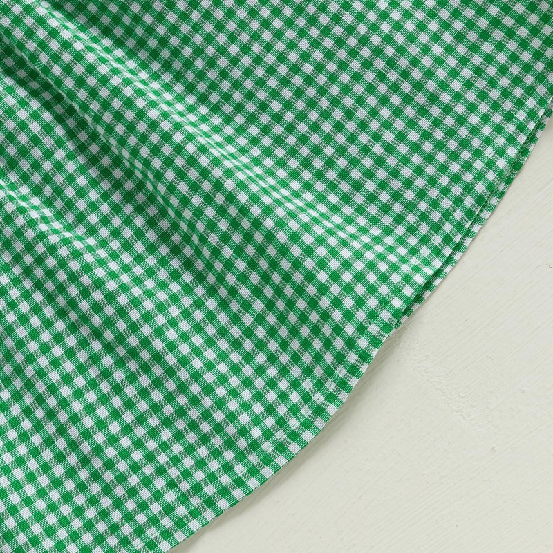 FIOMVA St Patricks Day Baby Girl Outfit Infant Shamrock Smocked