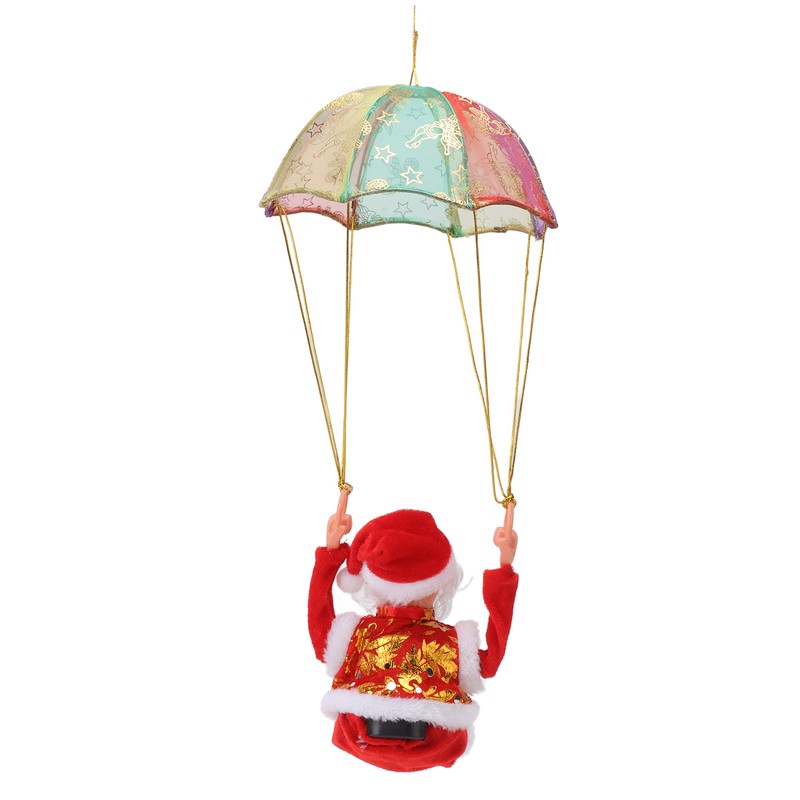 Parachute Christmas Ornaments Lovely Shape Safe Eco Friendly Fleece PC