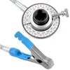 QWORK® 1/2 Inch Torque Angle Gauge with Magnetic Arm and