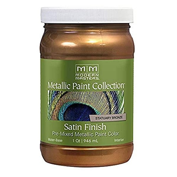 qt Modern Masters ME190 Statuary Bronze Metallic Paint Collection, Satin