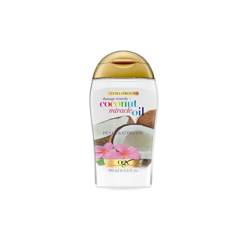 OGX, Tratamiento Capilar Reparador de Aceite de Coco, 100 ml