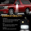 DERMOKA LED Side Mirror Puddle Lights for 2007-2014 Silverado Sierra