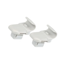 Motoforti 2pcs Sun Visor Support Clip Retainer for Mazda 3 2004-2009 No.LC6269261B77 Sun Visor Support Clip Holder Bracket Hanger Plastic Gray Anti Vibration Long-lasting