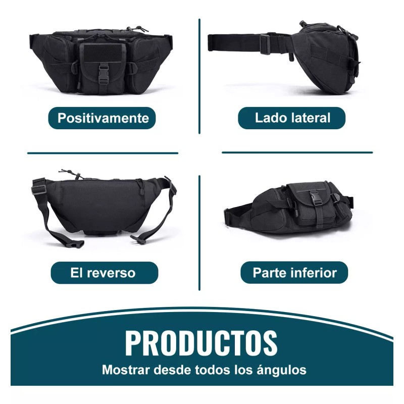 Deykay Cangurera Tactica Militar Impermeable Riñonera Deportiva