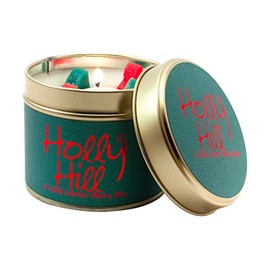 Lily-Flame Holly Hill Tin, Red