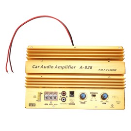 Car High Power Amplifier Amp Board 12V 1280W Active Car Bass Subwoofer Amplifier Board for 8‑12 Inch Woofer Speaker