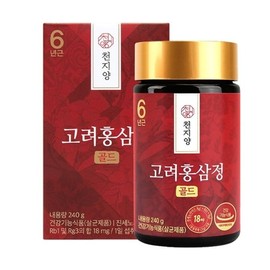 Cheonji Yang [T] 천지양 6년근 고려홍삼정 골드 240gx1개 Cheonjiyang 6-Year-Old Red Ginseng Extract Gold 240g x 1 Piece
