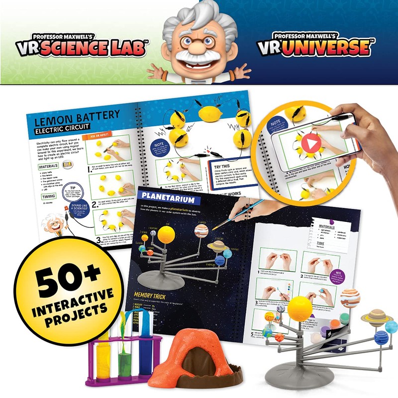 Professor Maxwell's VR Science Lab and VR Universe - Virtual