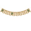 Greenery Baby Shower Banner Eucalyptus leaves Burlap garlands Plant Gender