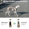 Huntboo Escape Proof Harness, No Slip Dog Harness Escape Proof,