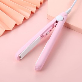 Pink Mini Hair Curler, Ceramic Hair Curler for Short Hair Fine, 2 in 1 Mini Ceramic, Hair Styling Tools Curling Tongs