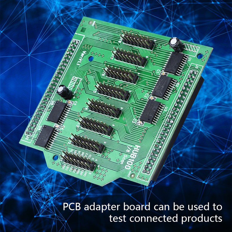 HUB100 8 Outputs PCB Adapter Board Gold plated Copper Pin