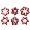 3CM Snowflake Set of 6 Cookie Fondant Clay Cutters
