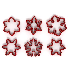 3CM Snowflake Set of 6 Cookie Fondant Clay Cutters