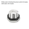 PATIKIL 1/4 NPT Male Plug, 1 Pack Waterproof Dustproof 304