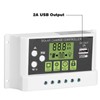 PWM Intelligent Solar Charge Controller Regulator LCD Display USB Output