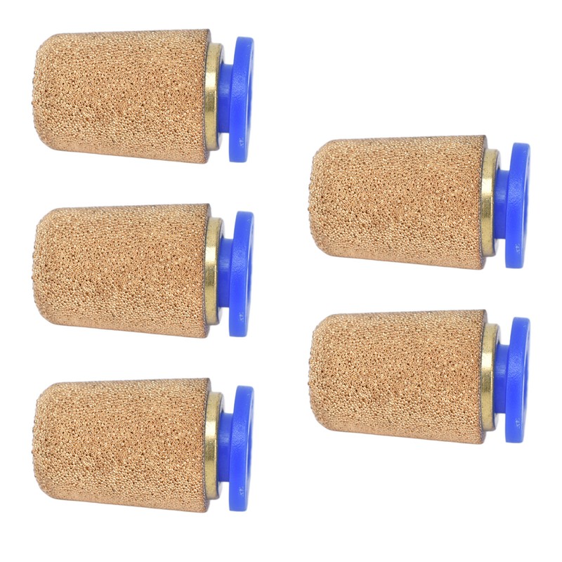 5Pcs Air Pneumatic Mufflers Exhaust Mute Silencer Noise Filter Reducer