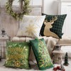Phantoscope Pack of 4 Merry Christmas Throw Pillow Covers, Velvet