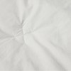 JAJU [JAJU] Crinkle Cotton Contrast Quilt Blanket Q Mint White