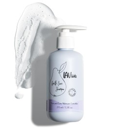 LAV KIDS Gentle Care Shampoo with natural ingredients, Kids shampoo for delicate scalp and hair, Dermatologically Tested Kids shampoo for All Skin Types Including Sensitive Skin, 200ml