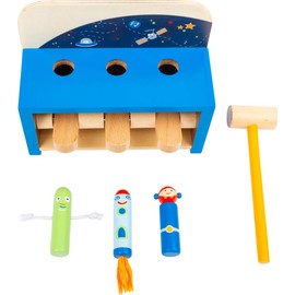 Small Foot, Hammer Game with Space Figures for Small Space Pioneers