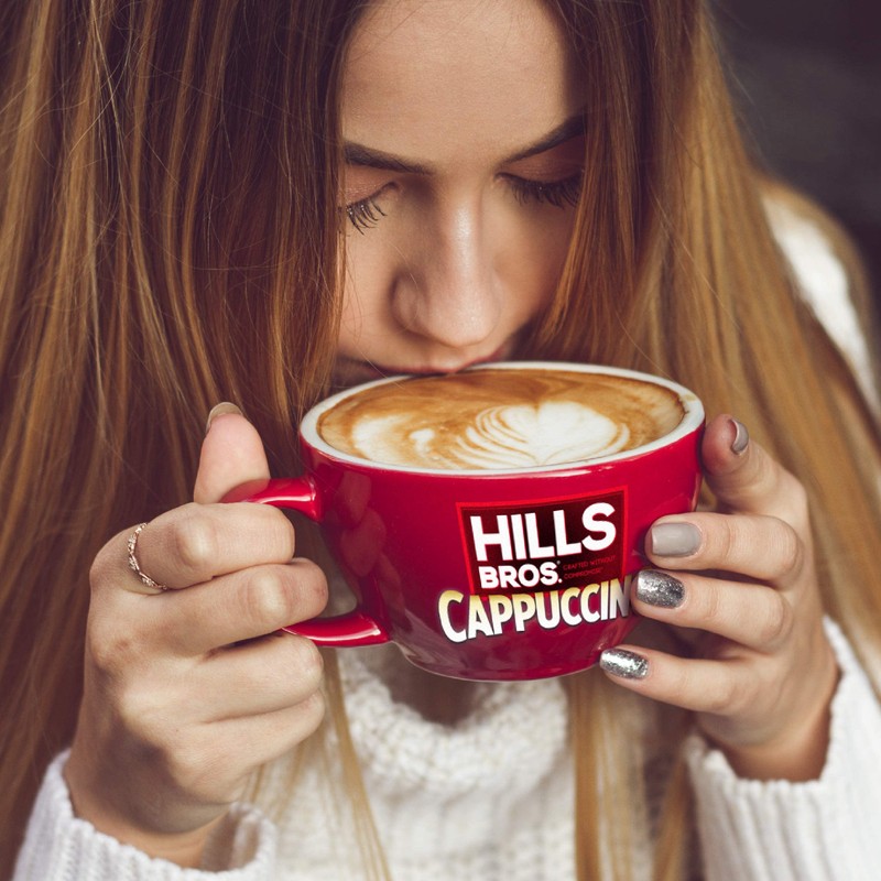 Hills Bros. Instant Cappuccino Mix, French Vanilla - Easy to
