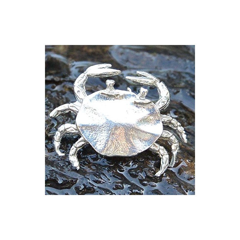 Beautiful Crab Figurine Handcast in Fine Pewter by William Sturt