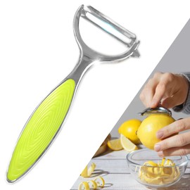 Stainless Steel Vegetable & Fruit Peeling Set, Comfortable Non-Slip Handle Grip Y & I Shaped Peeler For Potato, Carrot, Apple, Veggie & Cucumber, Pumpkin, Kitchen & Dinning Gadgets For Home, 1 Pack