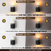 Meonum Flameless Candle Night Light, Dimmable Nightlight Plug in Wall,