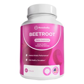 Cápsulas De Remolacha Orgánica 1300mg, Energía Natural