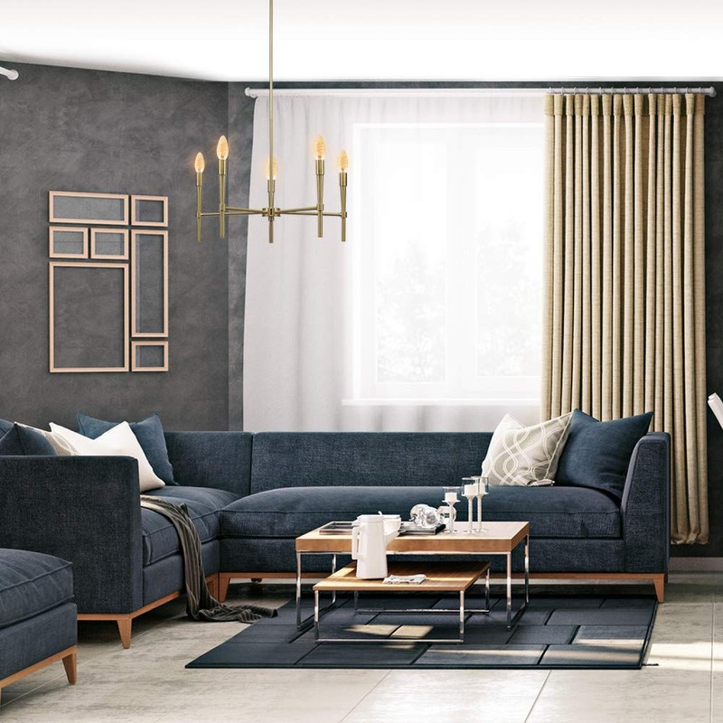 Globe Electric 40W Equivalent Soft White (2000K) Edison Candelabra Amber