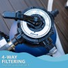 XtremepowerUS Sand Filter for Above-Ground w/ Pool Pump 6-Way Valve
