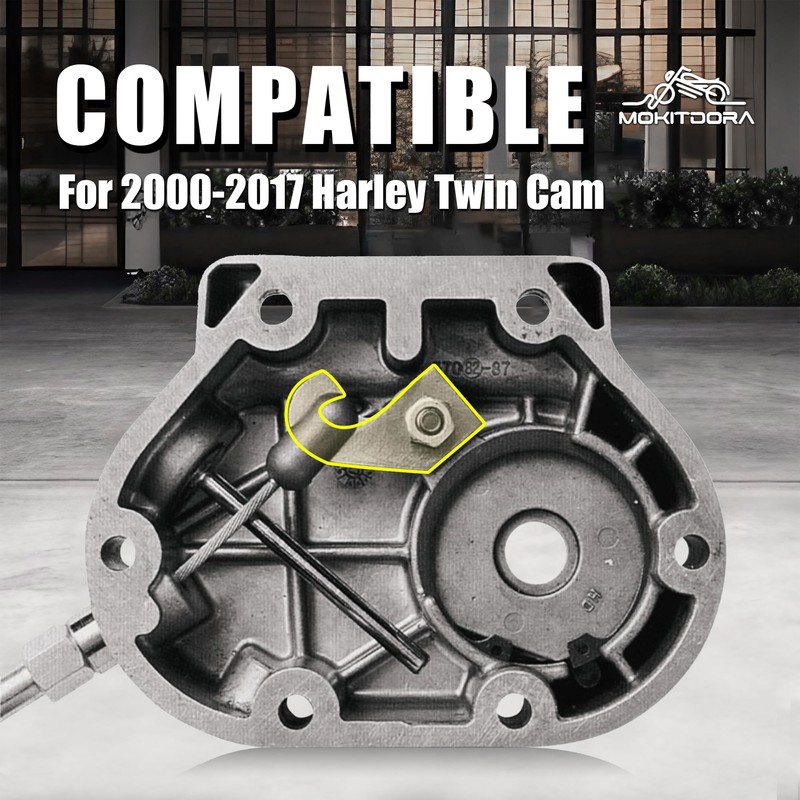MoKitDora Easy Pull Clutch Kit Compatible with Harley 2000-2014 FXST